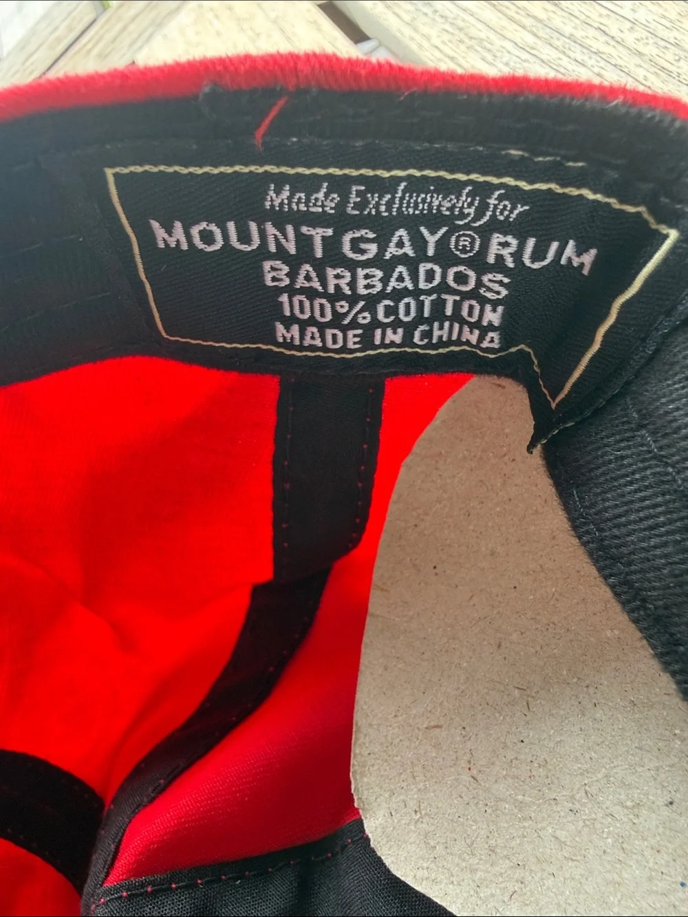 Collectible Mount Gay Rum Barbados Regatta cap from Key West, 2005